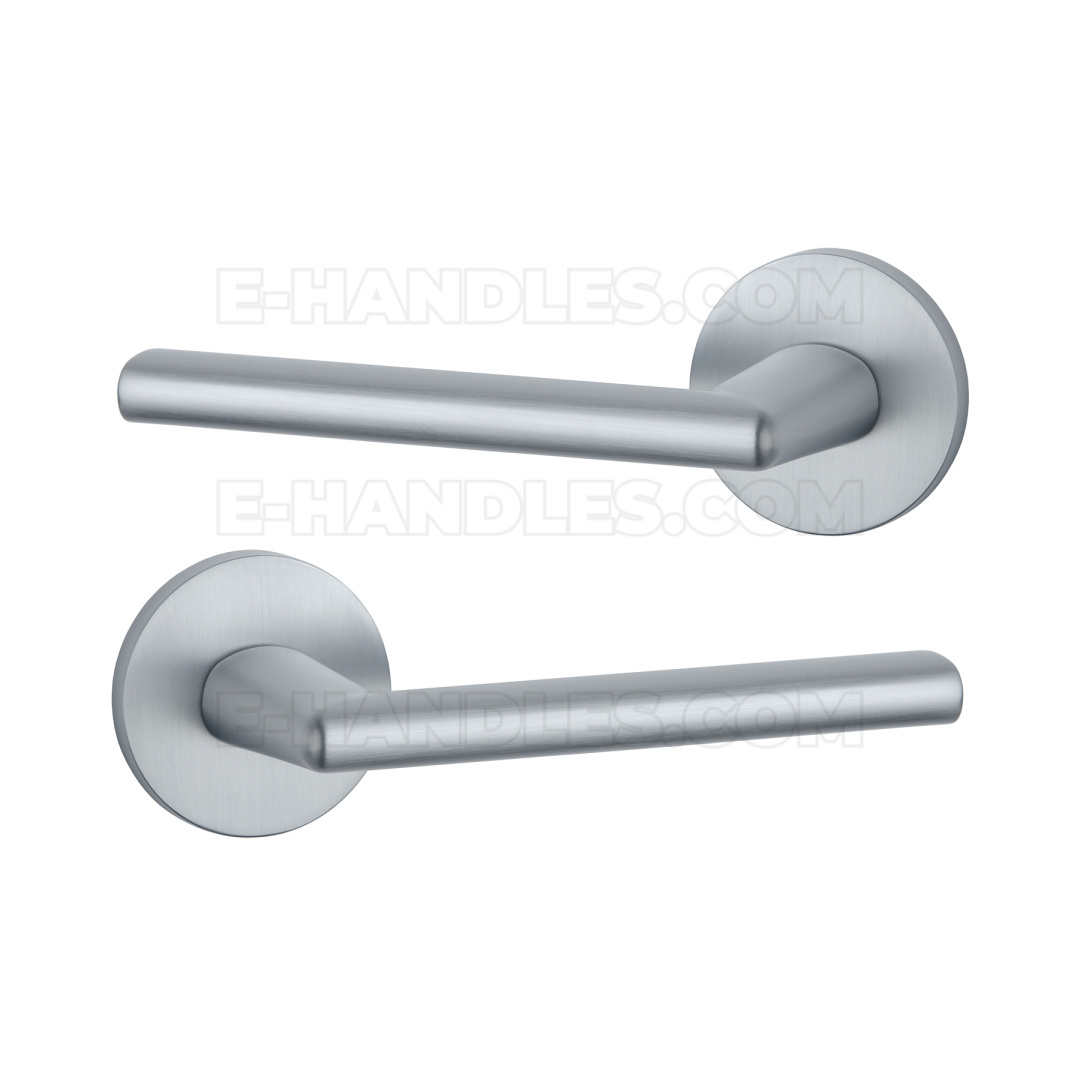 APRILE KALMIA R slim 7 mm MSC - chrom satynowy - klamka do drzwi